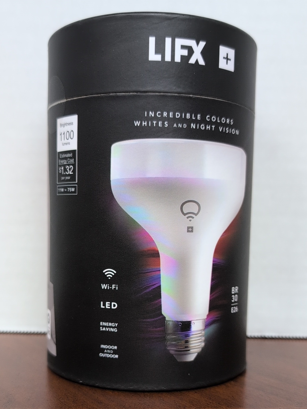 LIFX+ BR30 Smart LED Wi‑Fi Color Bulb